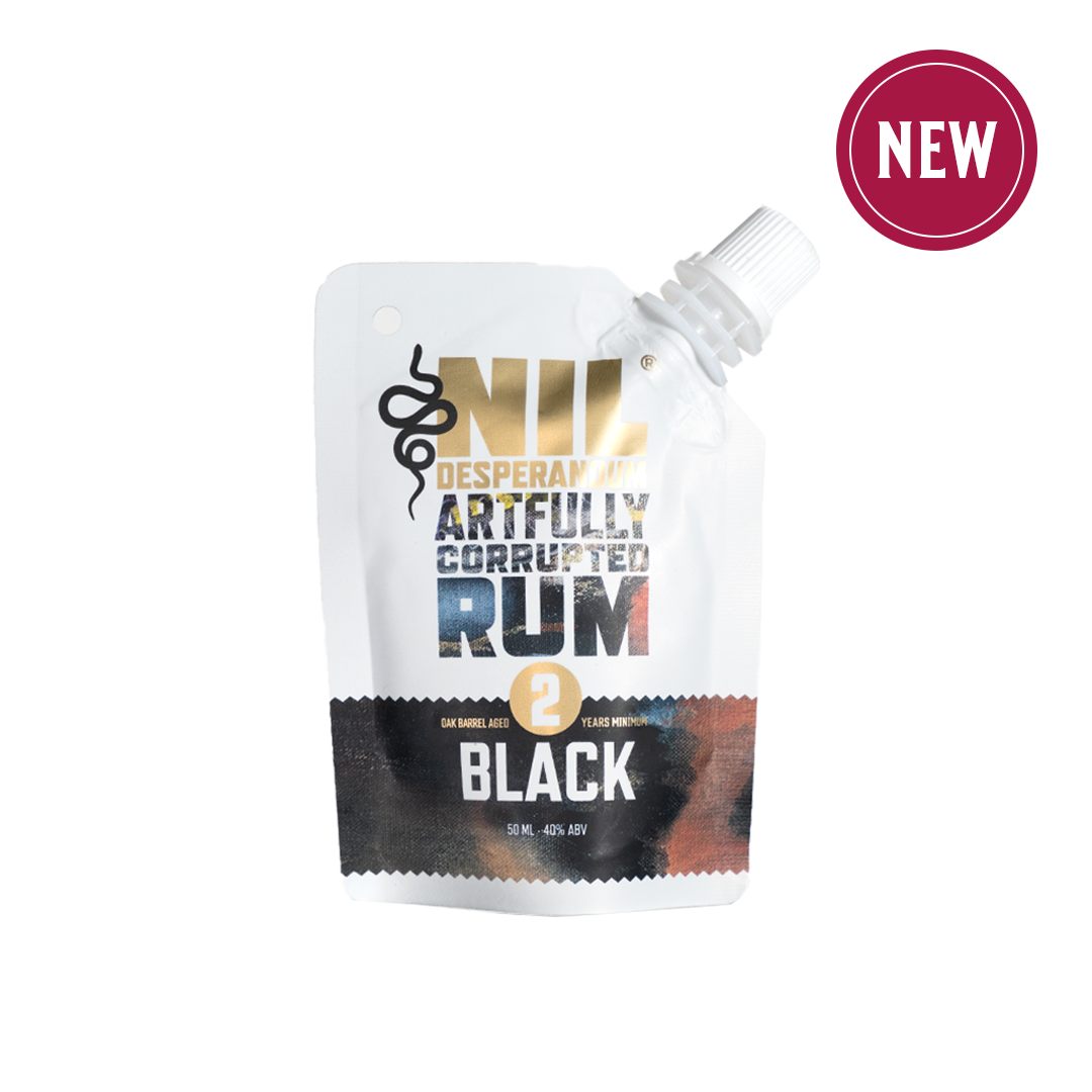 Artfully Corrupted Black Australian Rum Party Pouch